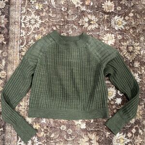 Ardene Green Knit Sweater XS